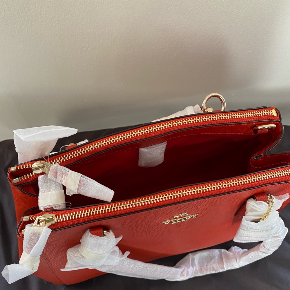 Pebble leather coach bag - Picture 5 of 6